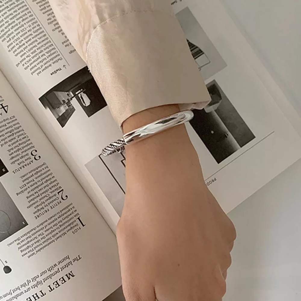 Chunky Cuff 925 Sterling Silver Bracelet  NEW - Picture 6 of 9